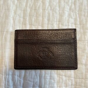 Ghurka Dark Brown Leather Card Holder
